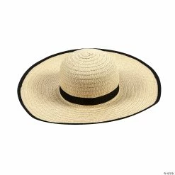 Cheapest ⌛ Adult’s Sun Hat with Black Band 😀