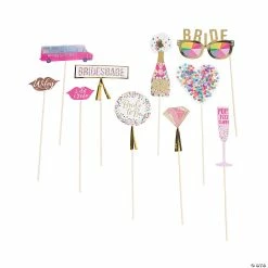 Promo ๐ Bachelorette Bash Photo Stick Props - 10 Pc. ๐งจ