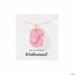 Best deal 🎁 Bridesmaid Necklace on Card 🔥