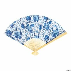 Wedding Apparel & Accessories Shop 13 Deals โ๏ธ Chinoiserie Print Folding Hand Fans - 12 Pc. ๐
