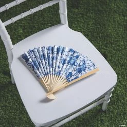 Wedding Apparel & Accessories Shop -Wedding Apparel & Accessories Shop chinoiserie print folding hand fans 12 pc 13934048 a01