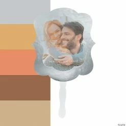 Wholesale 😀 Custom Photo Premium Hand Fans - 12 Pc. 🥰