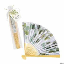 Best reviews of 😀 Eucalyptus Thank You Hand Fan Favor Kit for 24 🥰