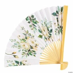 Budget 🧨 Floral Folding Fans - 12 Pc. 🤩