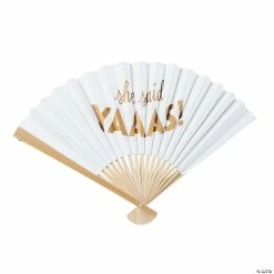 Best deal 😉 Funny Wedding Folding Hand Fans - 12 Pc. 🧨