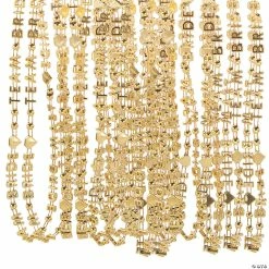Best reviews of 🌟 Gold Team Bride Beaded Necklaces - 24 Pc. ⭐