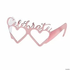 Flash Sale 🎁 Rose Gold Foil Bridal Party Glasses - 12 Pc. 😀