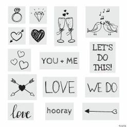 Brand new ❤️ Wedding Temporary Tattoo Assortment - 120 Pc. 👍