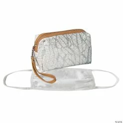 Cheap π Face Mask Cover Storage Case with Faux Leather Trim β€οΈ
